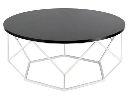 Zobacz Designerski stolik kawowy Diament 90 skandynawskim Designerski stolik kawowy Diament 90 skandynawskim