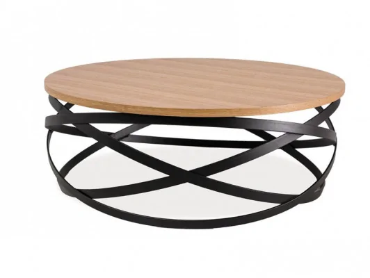 Zobacz Stylowy Stolik Kawowy Marina Dąb-Czarny nowoczesny Stylowy Stolik Kawowy Marina Dąb-Czarny nowoczesny