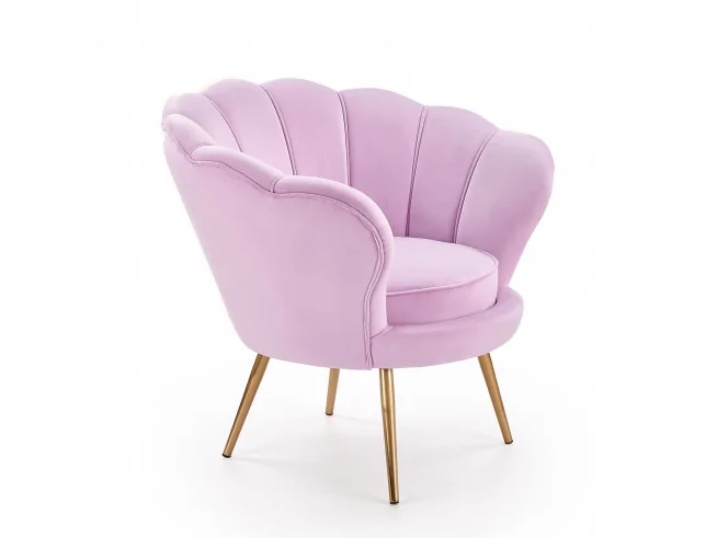 Designerski Fotel Wypoczynkowy Amorino niebieski, różowy