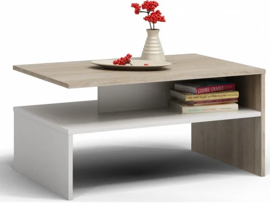 Zobacz Nowoczesna ława do salonu Boston 2 sonoma, wenge Nowoczesna ława do salonu Boston 2 sonoma, wenge