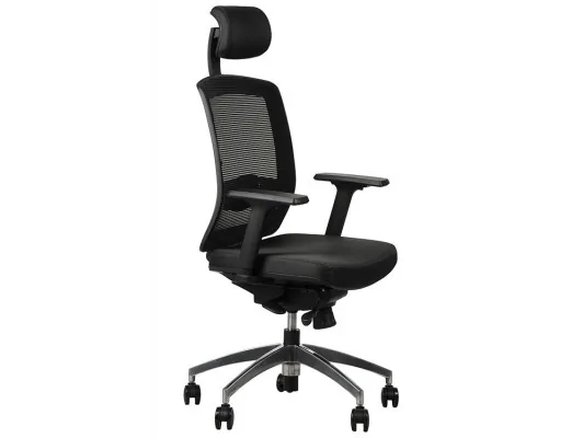 Zobacz Nowoczesny fotel do biura GN-301/A z podstawą z aluminium czarny, szary, pomarańczowy Nowoczesny fotel do biura GN-301/A z podstawą z aluminium czarny, szary, pomarańczowy