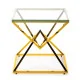 Stolik kawowy Diamanto Złoty 60 cm