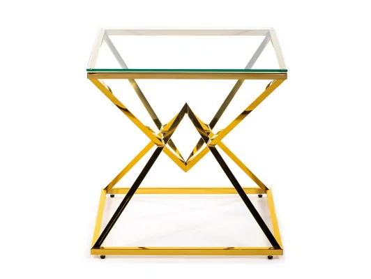 Stolik kawowy Diamanto Złoty 60 cm