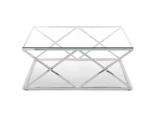 Zobacz Stolik kawowy Timantti Srebrny 110 cm Stolik kawowy Timantti Srebrny 110 cm