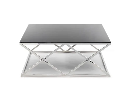 Zobacz Stolik kawowy Timantti Srebrno-Czarny 110 Stolik kawowy Timantti Srebrno-Czarny 110