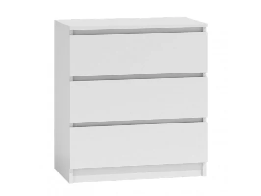 Stylowa komoda Malwa M3 biała, czarna, sonoma, połysk, dąb artisan/antracyt