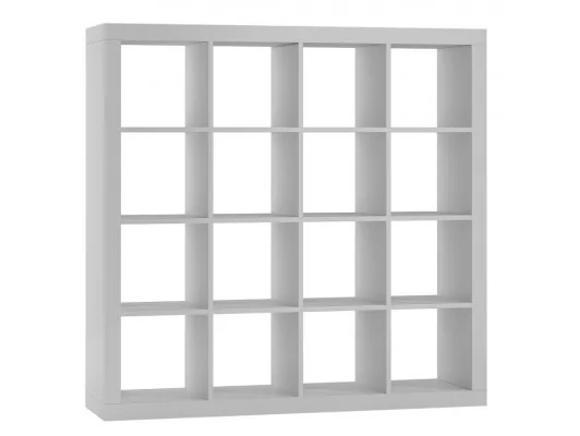 Funkcjonalny regał Kalax 4x4 w kolorze Białym