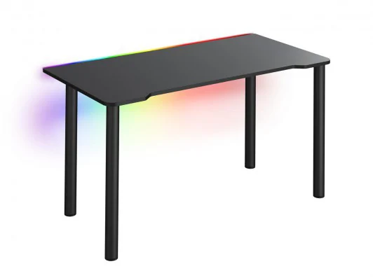 Zobacz Biurko gamingowe z listwą LED RGB TechDesk BASIC ERGO L Biurko gamingowe z listwą LED RGB TechDesk BASIC ERGO L