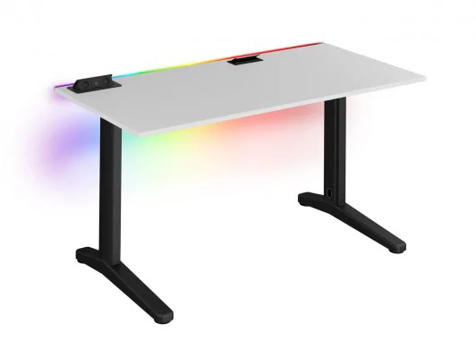 Zobacz Biurko gamingowe z listwą LED RGB, przelotką i mediaportem TechDesk SUPREME XXL Biurko gamingowe z listwą LED RGB, przelotką i mediaportem TechDesk SUPREME XXL