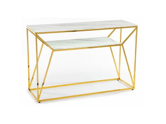 Konsola Farasin Złoto-Biały 120 cm